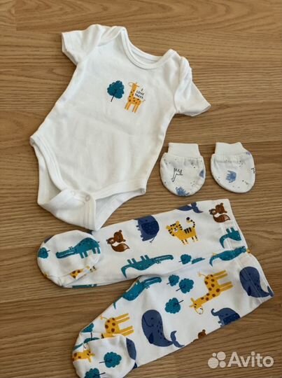 Одежда новорожденному, боди, шапочки, ползунки