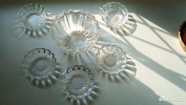 Набор для варенья хрусталь