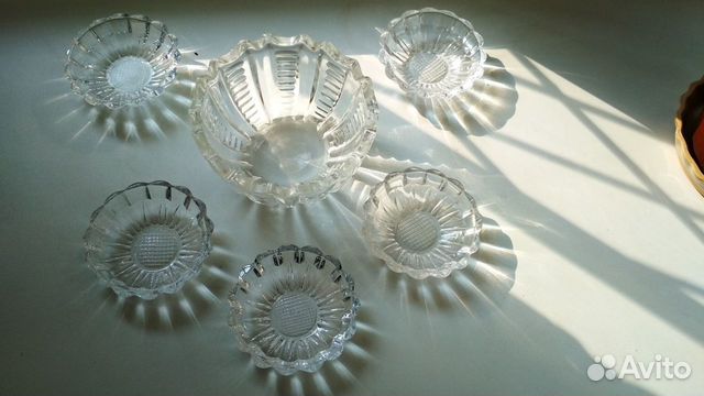 Набор для варенья хрусталь