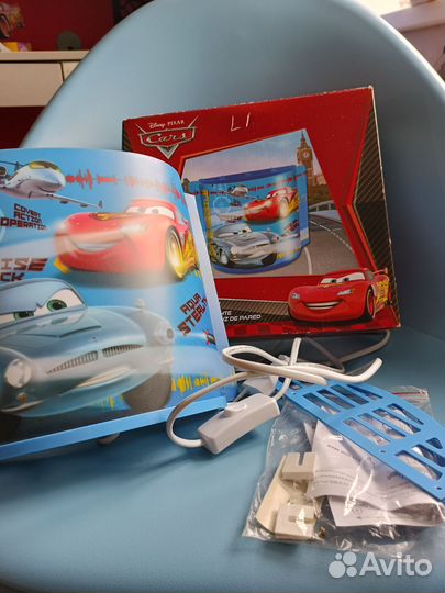 Новый детский светильник (ночник) Тачки