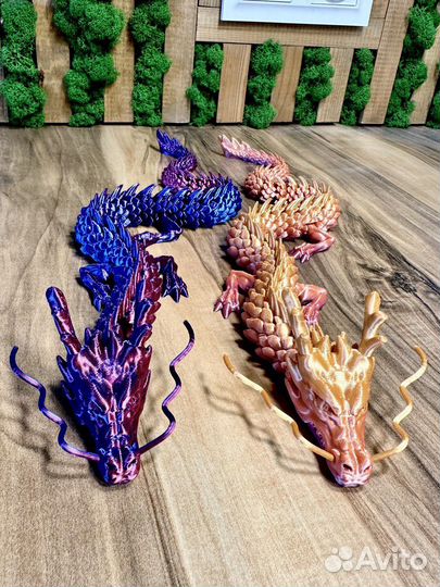 Дракон игрушка 3D подвижная