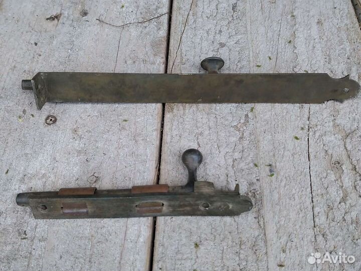 Шпингалеты старинные из латуни