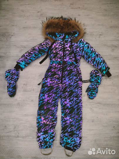 Комбинезон для девочки зима