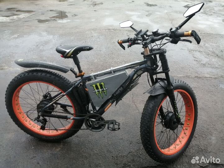 Электровелосипед фетбайк полный привод