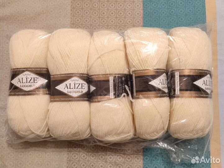 Пряжа Alize Lanagold упаковка