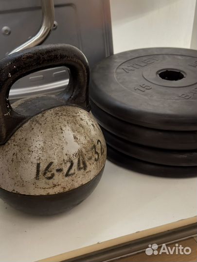 Гиря разборная 16 24 32 СССР