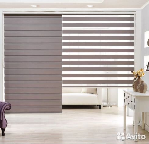 Рулонная штора с направляющими на заказ