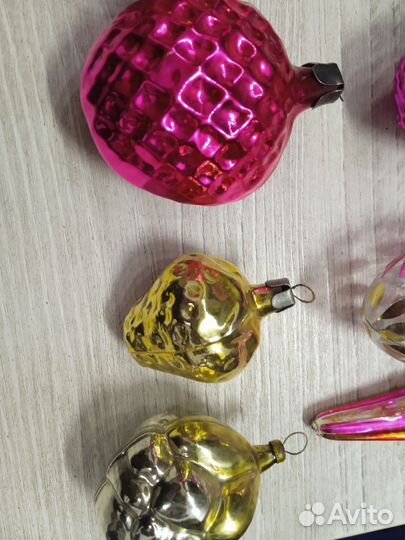 Набор ёлочных игрушек СССР