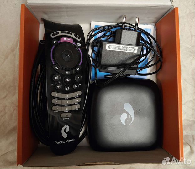 Роутер + тв приставка ростелеком