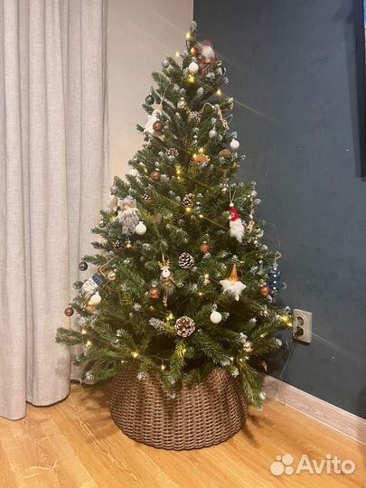 Юбка для елки из ротанга