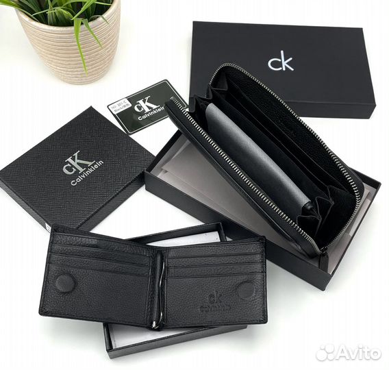 Набор мужской Портмоне и Кошелек Calvin Klein