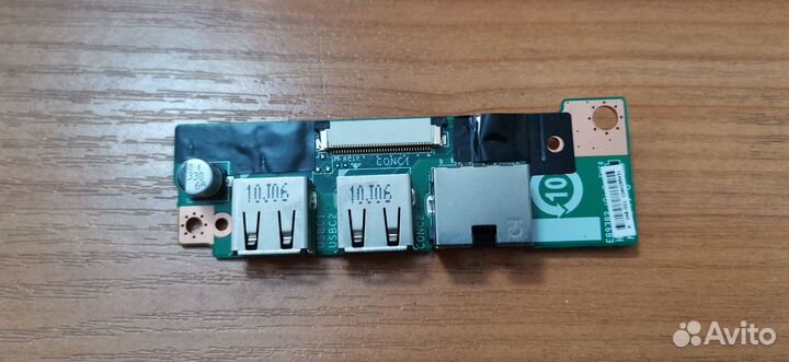 USB + LAN плата для MSI GX740 MS-1727