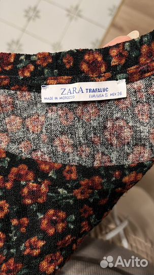 Zara платье трикотажное