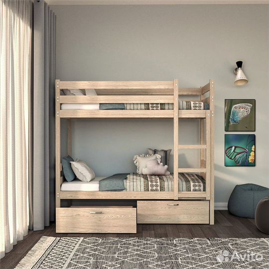 Металлическая или деревянная двухъярусная кровать? Какую выбрать?