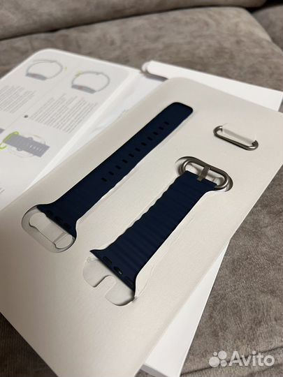 Ремешок apple watch ultra 2 ocean band blue