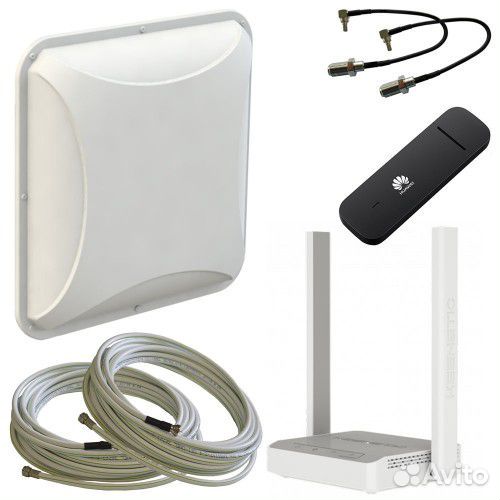 Комплект усиления 3G/4G с антенной mimo 15 dB