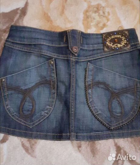 Джинсовая юбка