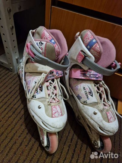 Ролики для девочки раздвижные