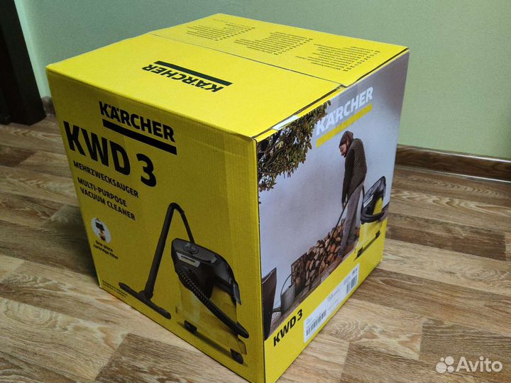 Новый пылесос Karcher KWD 3