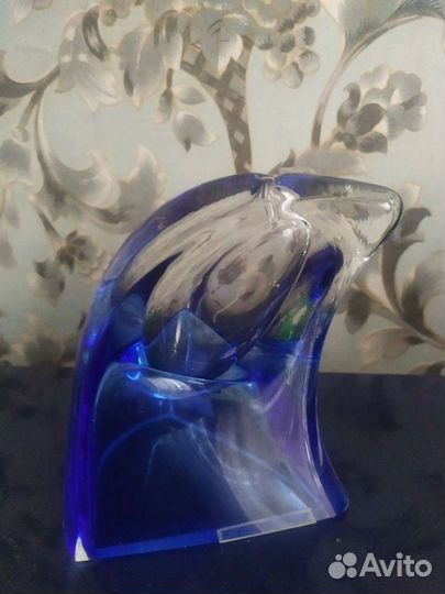 Ваза синяя СССР