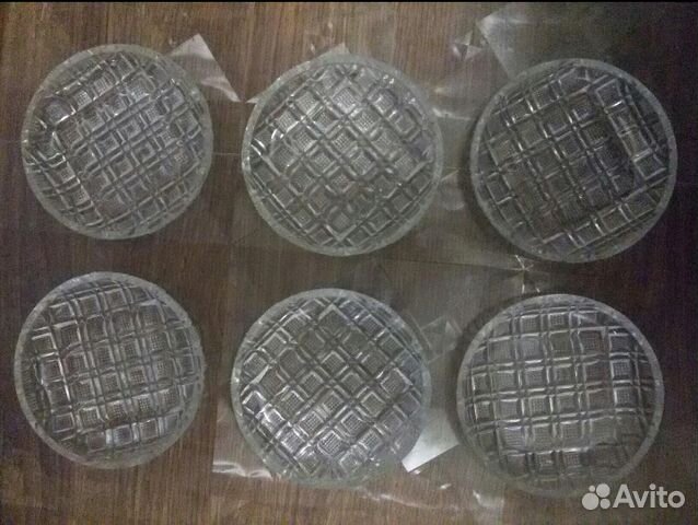 Блюдца хрустальные СССР