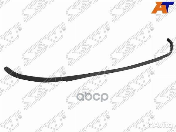 Спойлер бампера Hyundai Santa Fe 12-15 / Grand