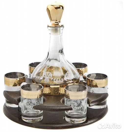 Подарочный набор для спиртного (бокалы, графин)