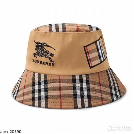 Панама burberry коричневая