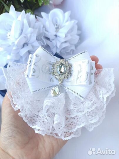 Школьные бантики, ручная работа