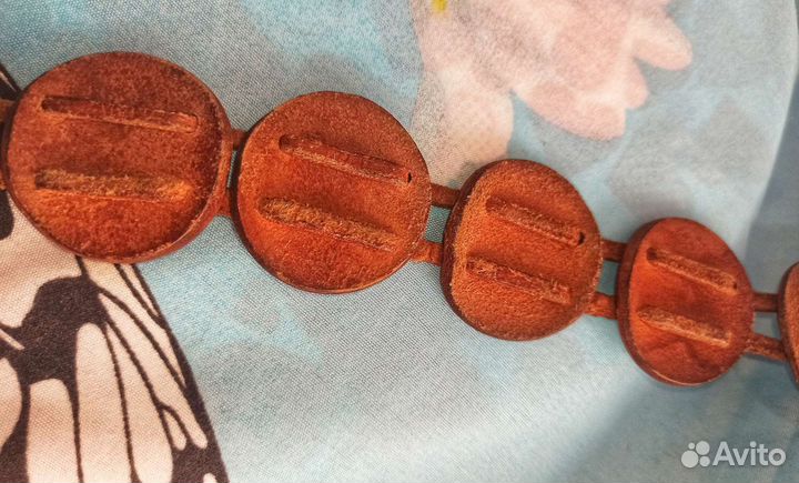 Кожаный ретро-пояс польша