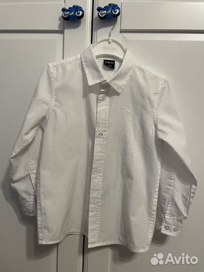 Рубашки белые 104-110
