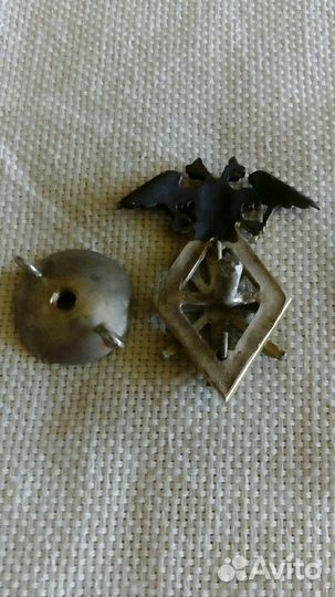 Знак школа прапорщиков.Орден св.Станислава 3 ст