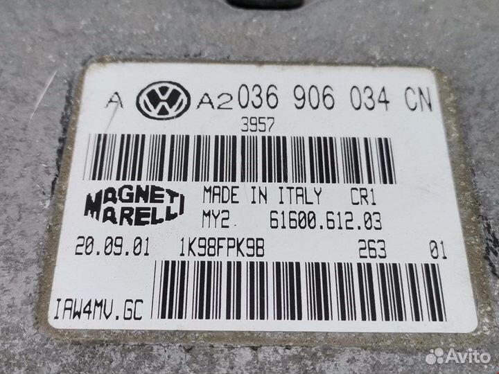 Блок управления двигателем для Volkswagen Golf 4