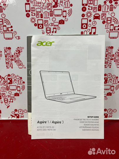 Ноутбук Acer AMD A4-9120e ozu4 ssd 128 radeon r3 2