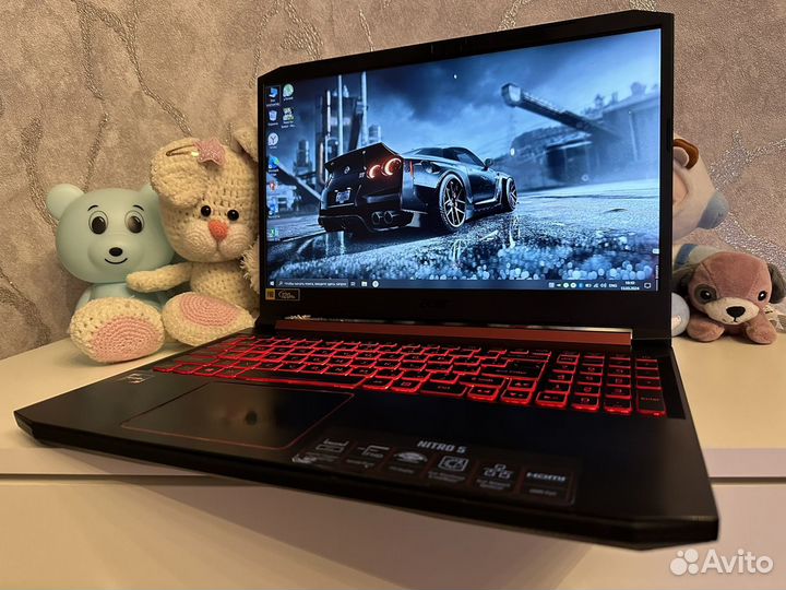 Игровой acer nitro 5/GTX1650/Ryzen5/12GB/ssd256м2