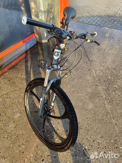 Велосипед бу складной, двухподвес, сталь, диски