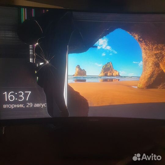 Монитор philips 32 диагональ,под восстановление