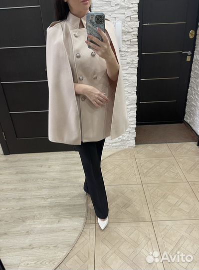 Пальто панчо