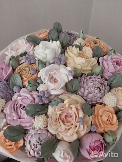 Сладкий букет из зефира