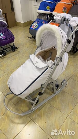 Детские санки с колесами