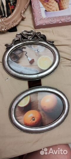 Фоторамки круглые и овальные