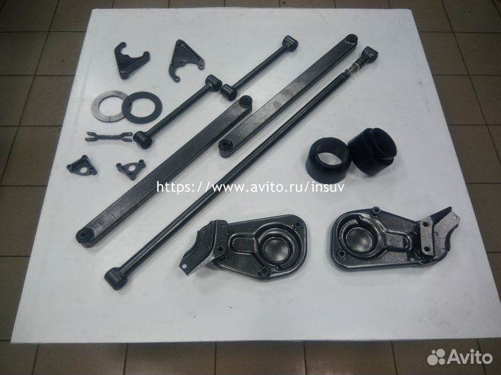 Лифт комплект +50мм на Нива 21214, Шевроле-Нива850