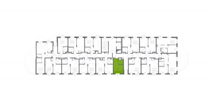 Апартаменты-студия, 19,4 м², 16/17 эт.