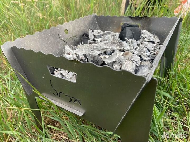 Мангал походный сборный складной с сумкой