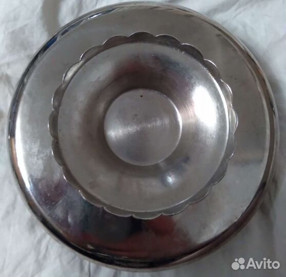 Ажурная красивая мельхиоровая ваза СССР Винтаж