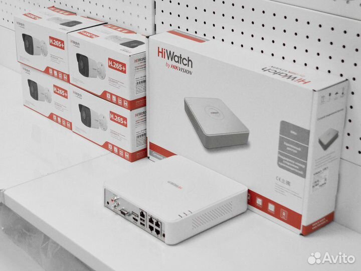 Камеры видеонаблюдения HiWatch 2Mpx + регистратор