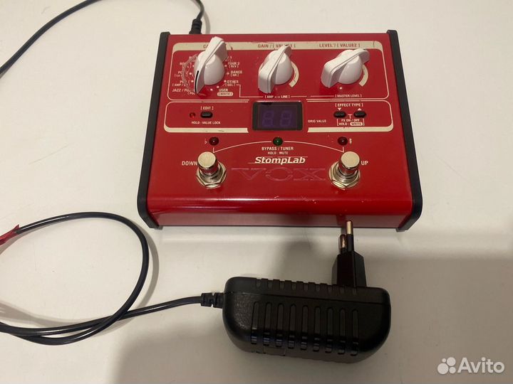 Процессор для бас-гитары Vox stomplab 1B