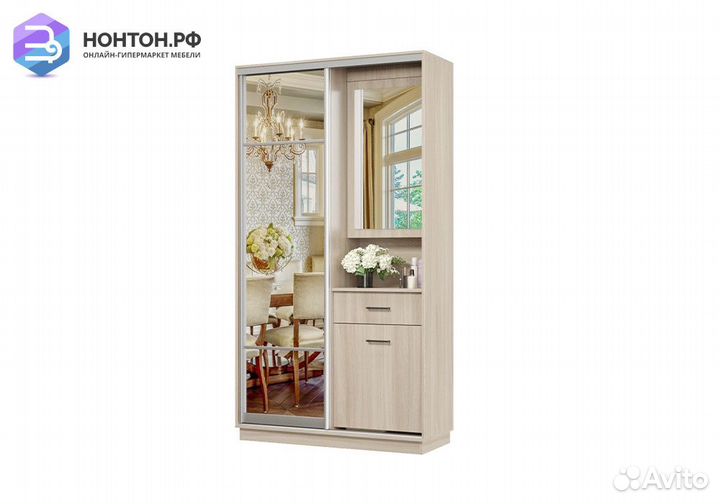 Прихожая-купе Агена ясень шимо светлый