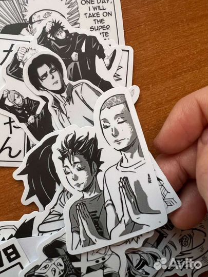 Аниме наклейки набор 25 шт