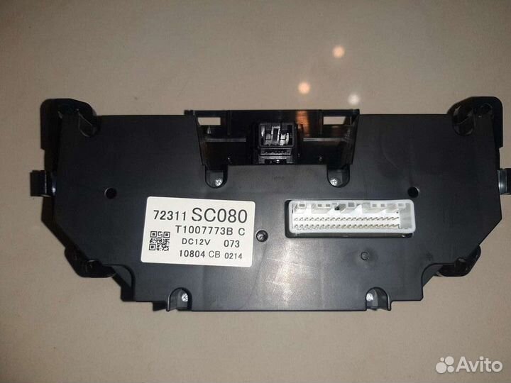 Блок управления климатом Субару Импреза GH 2010г